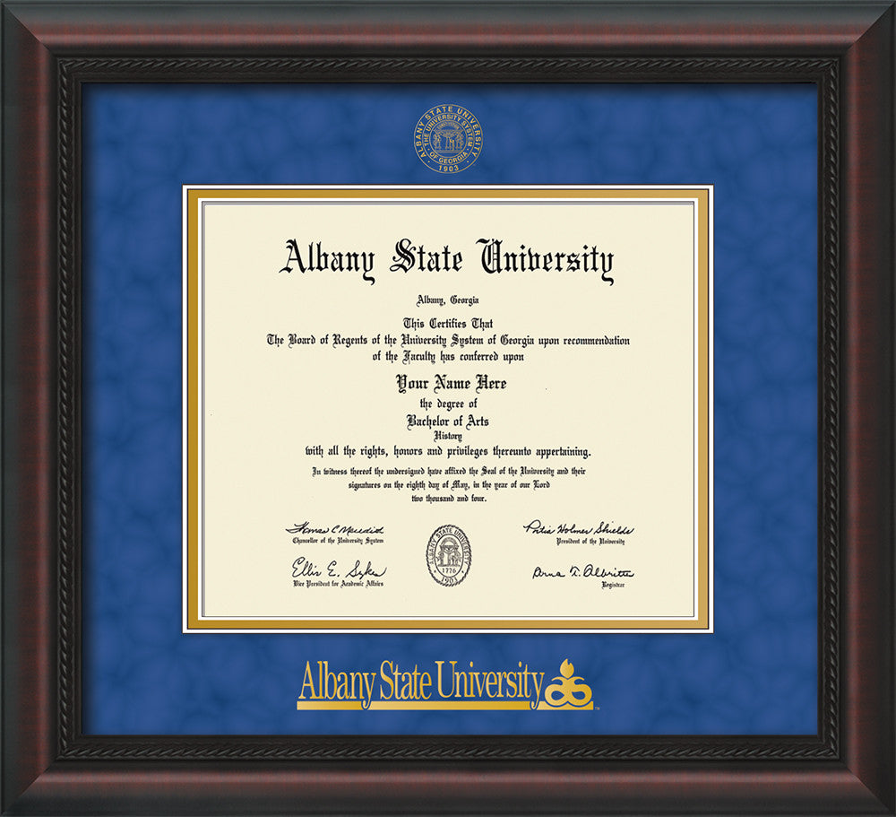 Albany State University Seal Single Opening