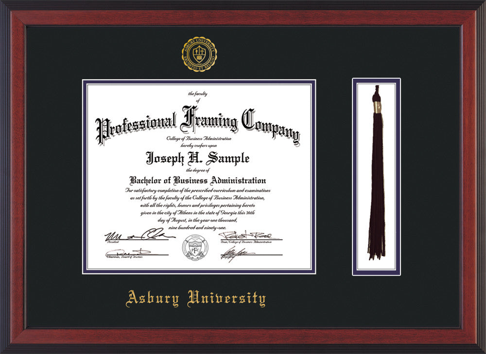 Asbury University Seal Tassel Holder