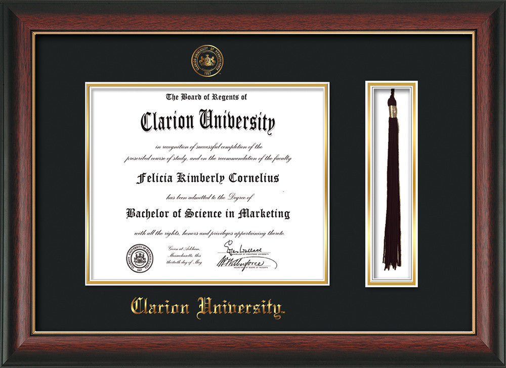 Clarion University of Pennsylvania Seal Tassel Holder