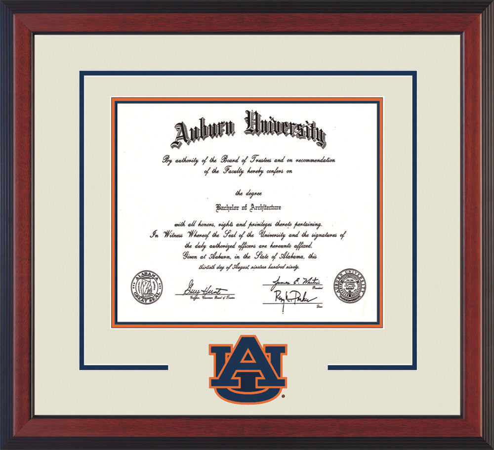 Auburn 3d Laser Logo Cutout