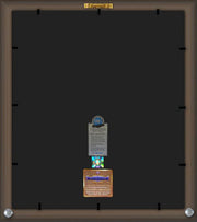 Back View of Georgia Southern University Diploma Frame - Honors Black Satin - w/Embossed School Name Only - Campus Collage - Navy Suede on Gold mat