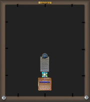 Image of Hampden-Sydney College Diploma Frame - Vintage Black Scoop - w/Embossed HSC Name - Campus Collage - Maroon Suede on Gold mat