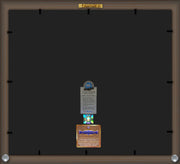 Back View of Morehead State University Diploma Frame - Honors Black Satin - w/Embossed MSU Seal & Name - Black on Gold mat