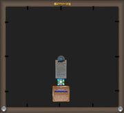 Back View of Morehead State University Diploma Frame - Honors Black Satin - w/Embossed MSU Seal & Name - Navy on Gold mat