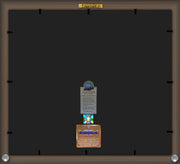 Back View of Northern New Mexico College Diploma Frame - Honors Black Satin - w/Embossed NNMC Seal & Name - Black on Gold mat